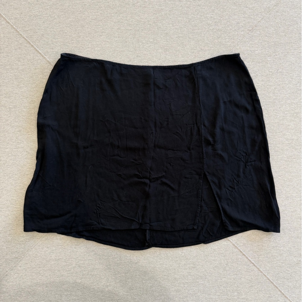 Reformation Black Mini Skirt